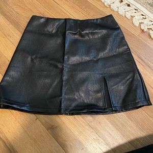 Princess Polly Leather Skirt